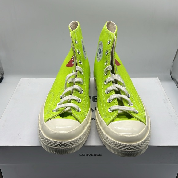 Converse
x Comme des Garçons Chuck 70 Hi AC "Bright Green" sneakers - Picture 8 of 9